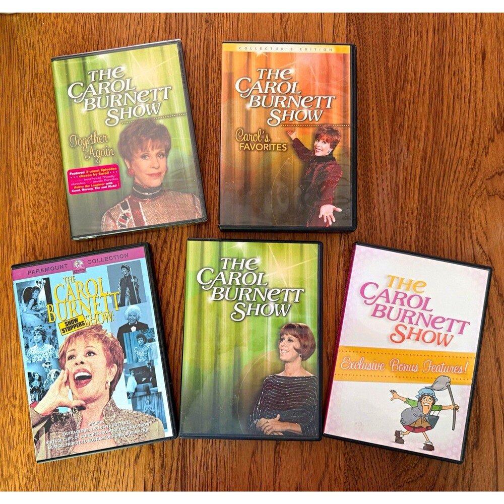 The Carol Burnett Show DVD Collector's Edition 5-Disc Lot Carol Burnett